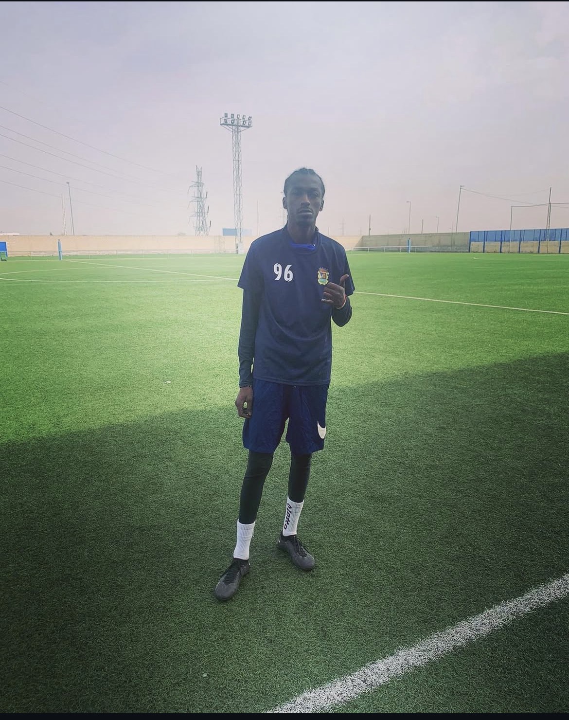 Ali training with ATG Sports FC