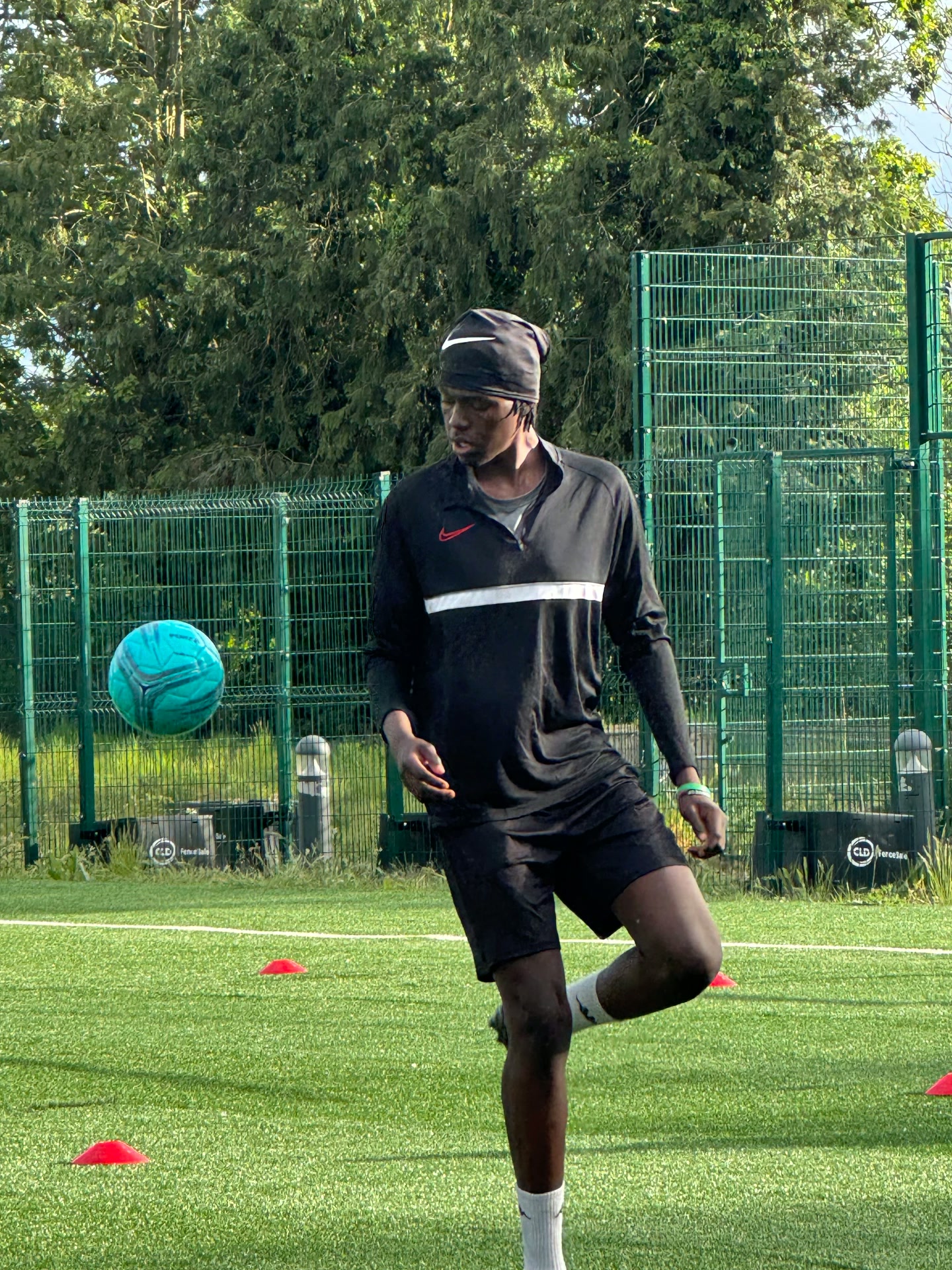 Joshua training with ATG Sports FC