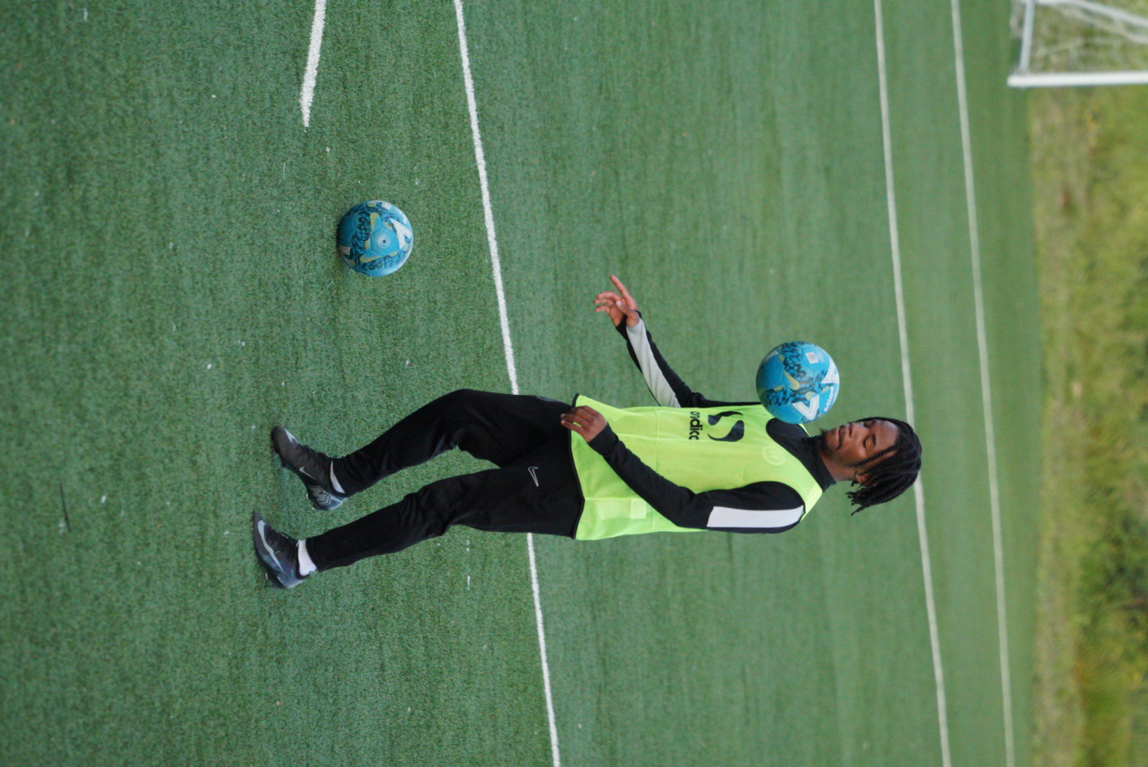 Makkie training with ATG Sports FC