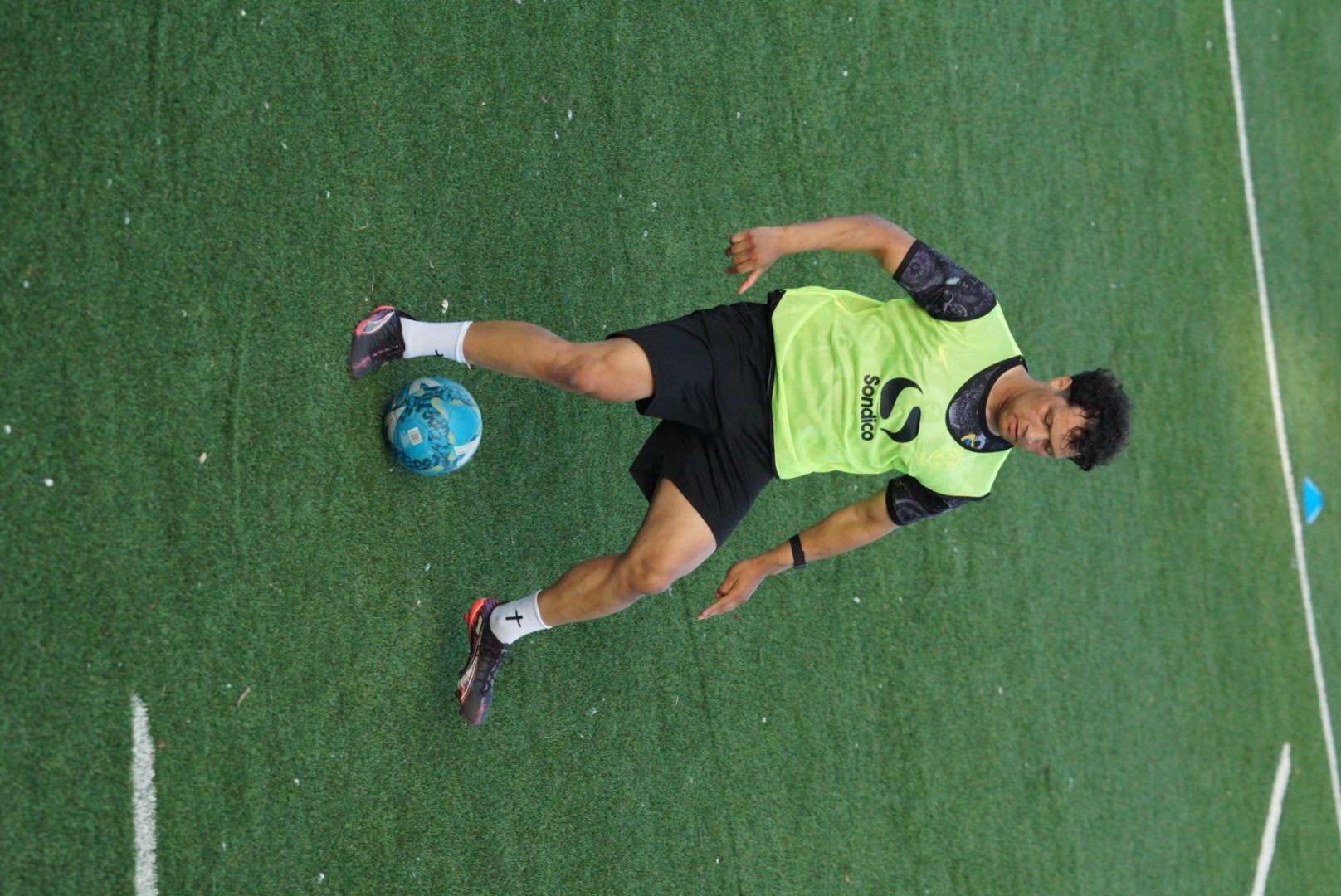 Cameron training with ATG Sports FC